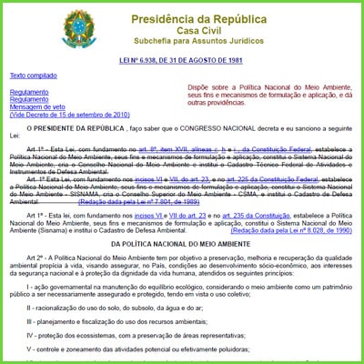 Política Nacional do Meio Ambiente